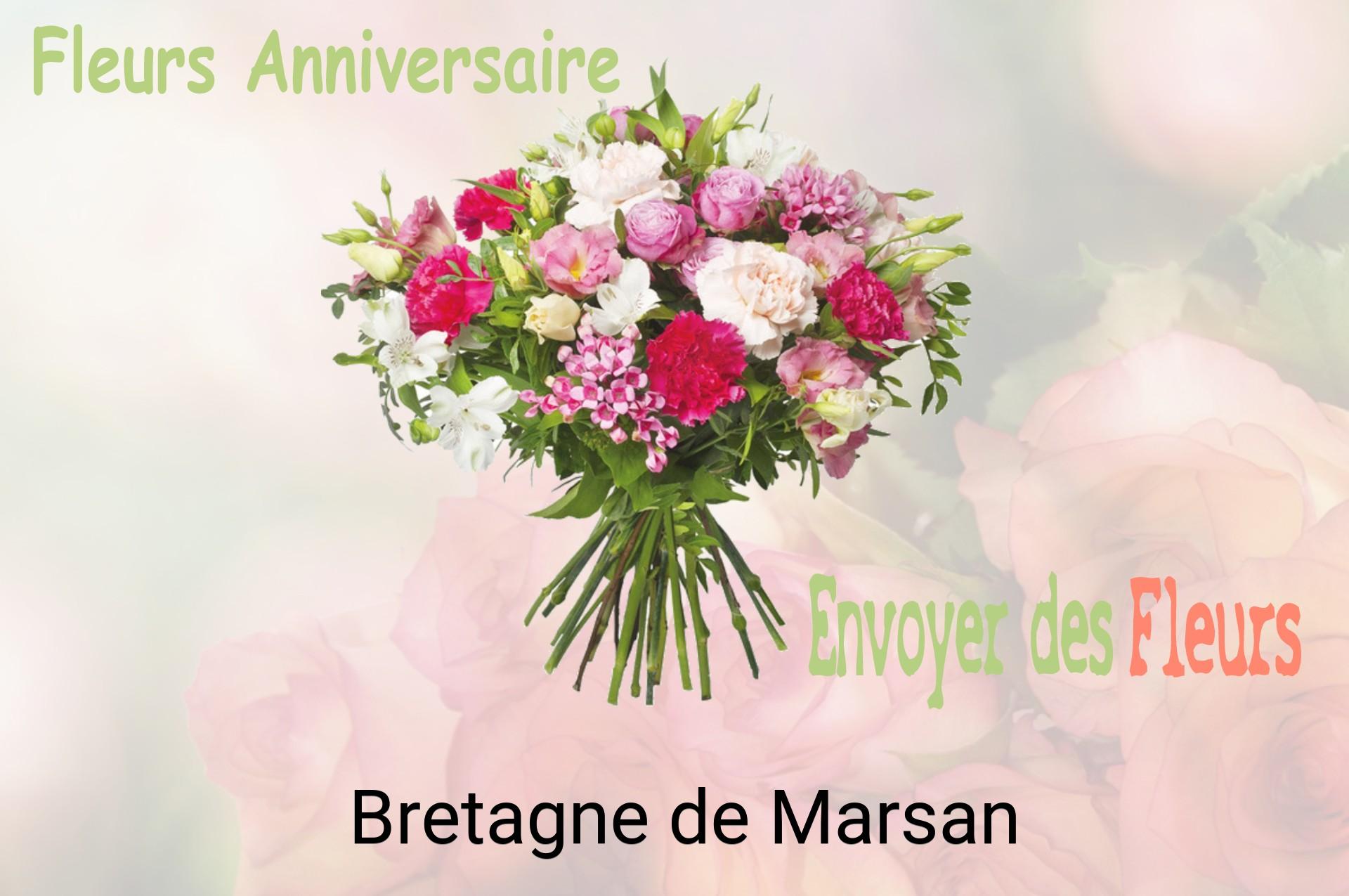 Bouquet de fleurs d’anniversaire livré à Bretagne-de-Marsan