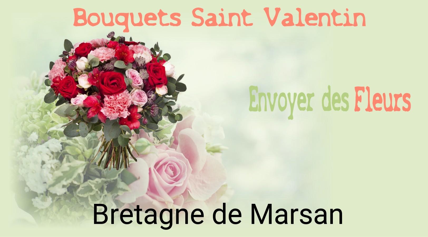 Roses de Saint-Valentin livrées à Bretagne-de-Marsan